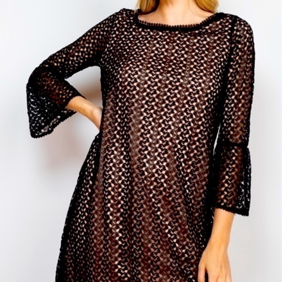 Little Black lace lined dress - Picture 12 of 17